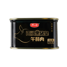 雨润黑猪王午餐肉罐头340g儿童早餐火锅食材煮面伴侣开罐即食单独包装 【小罐装】一餐一罐198g*129.5元(需领券，合5.9元/件)