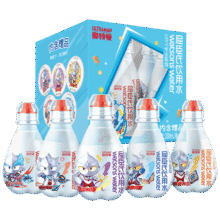 首购：屈臣氏 儿童蒸馏水200mL*4瓶 含徽章礼盒装6.9元包邮（需试用）