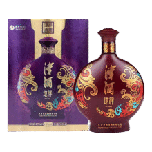 津酒 地祥 浓香型白酒 42度 500ml*1 单瓶装 纯粮白酒 送长辈 双十一117元 (券后省10)
