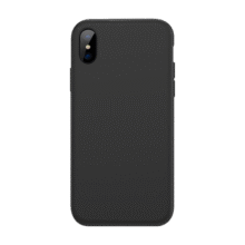 KEKLLE 适用苹果XR液态硅胶手机壳 iPhonexr保护套新升级四边全包液态硅胶保护套 肤感防摔超薄软壳 黑色