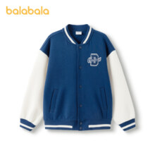 巴拉巴拉 童装儿童外套款春秋装男女童棒球服上衣55.89元
