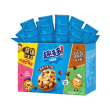 趣多多 香脆曲奇饼干 休闲零食 0反式脂肪 巧克力味510g 1盒16.9元