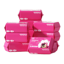 迪士尼草莓熊一次性洗脸巾抽取式洁面擦脸卸妆巾洗面绵柔巾加大4 厚款 1卷 【加厚升级】1大包1元