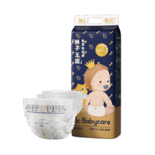 babycare皇室狮子王国弱酸纸尿裤箱装XL36片*4包(12-17kg)尿不湿亲肤透气