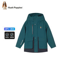 Hush Puppies 暇步士 加厚三防外套户外运动连帽风衣夹克
