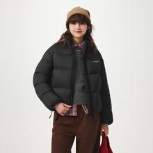 坦博尔 泡芙羽绒服女短款百搭休闲保暖外套TB5530356D 黑色 XS (155)422元