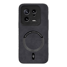 形物适用小米13手机壳 xiaomi13保护套 肤感磁吸新羊巴皮磨砂镜头全包硅胶简约男女款-黑色20.6元 (券后省0.9)