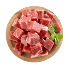 恒都 国产谷饲原切牛腩块 2斤*2 源头直发