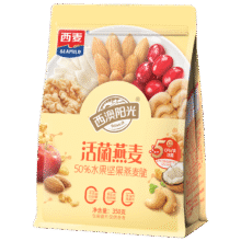 西麦50%水果坚果燕麦脆350g 水果燕麦片营养早餐五谷代餐干吃休闲零食19.6元(合9.8元/件)