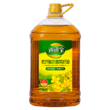 道道全 食用油 低芥酸浓香菜籽油5L 芥酸＜2%152.24元(合38.06元/件)