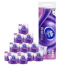 京东PLUS：Vinda 维达 有芯卷纸 棉韧立体美4层120节*12卷 亲肤 卫生纸厕纸 卷筒纸纸巾 卷纸12.87元