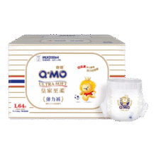 需首购：奇莫 皇家至柔 L码 拉拉裤 64片＊2件130元包邮(合65元/件)+返32元超市卡
