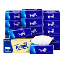 88VIP：Tempo/得宝软抽经典无香4层加厚抽纸纸巾家庭箱装 90抽*16包27.43元/件+6.55元淘金币(总价54.85元，需领券、需凑单、需福利礼金)