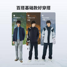 坦博尔 2025年轻薄羽绒服男短款 90绒