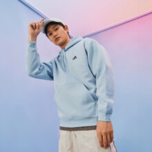 10点：adidas阿迪达斯 轻运动 情侣款加绒加厚宽松连帽卫衣152.59元