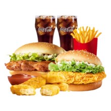 麦当劳 McDonald's 麦辣板烧欢享餐 单次券