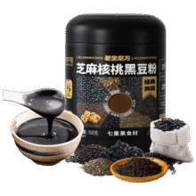 PLUS会员：老金磨方 黑芝麻糊700g核桃黑豆粉养发五谷杂粮早餐代餐粉即食速食28.82元(需领券，合14.41元/件)