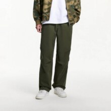 JACK&JONES 杰克琼斯 简约棉质混纺工装阔腿裤 224314061