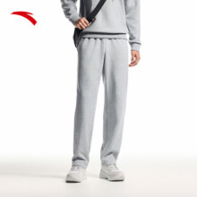 plus会员：安踏 男秋冬加绒加厚休闲长裤77.1元、包邮