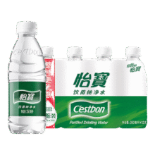 怡宝 纯净水 350mL*12瓶 会议活动饮用水 膜包便携