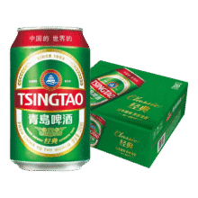青岛啤酒经典原麦汁浓度11°P 330mL 20罐