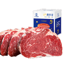 小牛凯西菲力西冷整切调理牛排含酱包600g(5片)原肉整切阿根廷牛肉