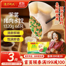 湾仔码头 荠菜猪肉水饺 66只 1.32kg
