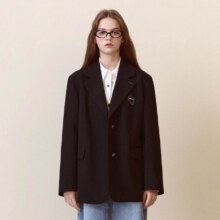 Teenie Weenie 小熊春秋款美拉德穿搭西装外套职业制服小个子休闲女