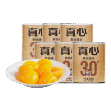 真心  水果罐头  黄桃880g+黄桃425g16.9元(需领券)