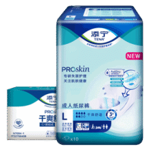 添宁（TENA）PROskin干爽成人纸尿裤L60片（腰围：85-160cm）产妇老年人尿不湿