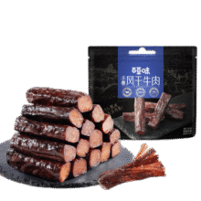 百草味手撕风干牛肉散称约500g/400g混发 肉干肉脯内蒙古风味牛肉棒