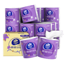 Vinda/维达 棉韧立体美160g 有芯卷纸 4层 27卷