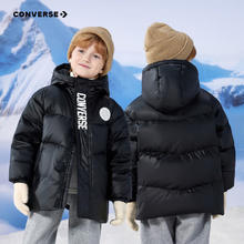 匡威 儿童极寒柔软连帽羽绒服 201g充绒 正黑色券后189.1元