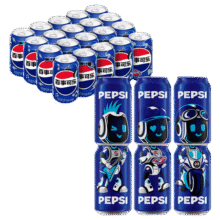 Pepsi/百事可乐 原味可乐 碳酸饮料 罐装 高罐330ml *20罐