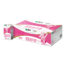 plus会员、需首购:蒙牛 脱脂 利乐砖 纯牛奶 3.2g蛋白质 24盒 250ml