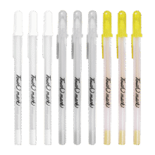 touchmark高光笔大墨量3支金银白色学生绘画手绘记号笔防水美术生专用荧光笔diy咕卡手账黑卡纸专用勾线笔5.8元 (券后省0.9)