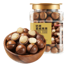 京东京造 奶香夏威夷果500g 澳洲原料每日坚果非油炸炒货休闲零食干果39.9元 (满2件9折,月销1000+)