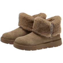 斯凯奇（Skechers）女士秋冬季冬靴/雪地靴169100 栗色/CSNT 37