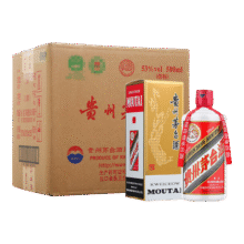 plus会员：moutai/茅台 飞天茅台 53° 酱香型 500ml 6瓶