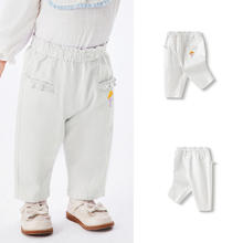 巴拉巴拉 儿童裤子婴儿长裤女童休闲裤时尚精致洋气童装甜美春秋装39.9元