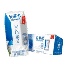 安慕希 希腊风味 利乐钻 酸奶 3.1g蛋白质205g 原味 16盒