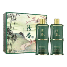 汾杏 祝君节节高升 53度 清香型白酒 475mL×2瓶 礼盒装 升迁升学送礼 53%vol 475mL 2瓶 礼盒+礼袋 拍2发整箱【2盒/箱】66元 (券后省62)