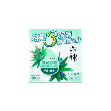 有券的上：六神 香皂清凉清香清洁 125g*3块