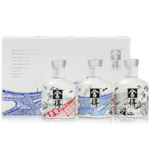 舍得 中法非凡·2023款 52° 浓香型 100ml 3 瓶+赠品 小米兰 浓香型白酒 52度 100ml 1 瓶132元