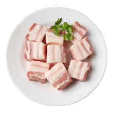 郯润食品 黑猪去皮五花肉块4斤/袋 冷冻去皮五花肉生鲜红烧酱卤食材87.9元 (券后省0.8,月销4000+)