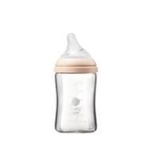 babycare 防胀气奶瓶 玻璃歪头宝宝婴儿新生专用防呛水杯奶嘴仿母乳107.1元
