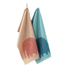 金号A类纯棉儿童毛巾提花吸水小毛巾2条6.76元(云闪付支付)