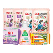 立白大师香氛洗衣液持久留香手洗机洗低泡易漂炫彩柔顺护衣家用防串色 洗衣组合7件套24.9元 (满29减12,券后省5)