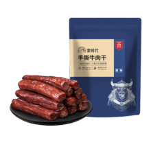 蒙时代 风干牛肉干正宗内蒙古特产手撕开袋即食零食散装熟食真空肉干 原味500g