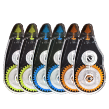 得力 71522 学生修正带 12m 酷黑色 6支装7.42元